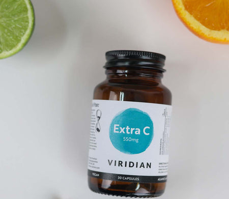 Viridian Extra C 550mg 30 Capsules - MicroBio Health™