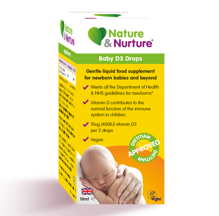 Nature & Nurture Baby D3 Drops (10ml) - MicroBio Health
